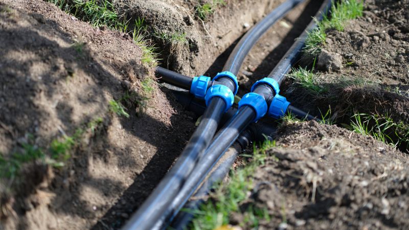 Products For Water Line Installations in use
